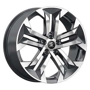 K&K КР015 7.5x19 5*114.3 ET40 DIA64.1 Diamond Black Gris